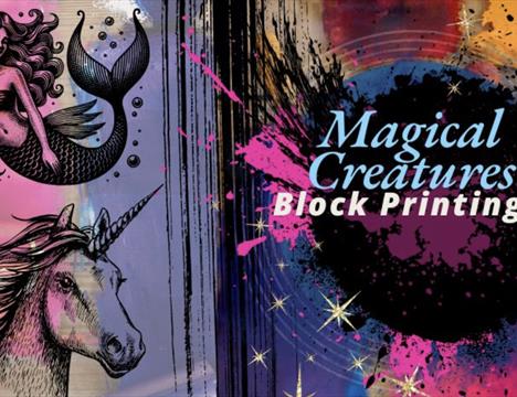 Block Printmaking Special: Magical Creatures