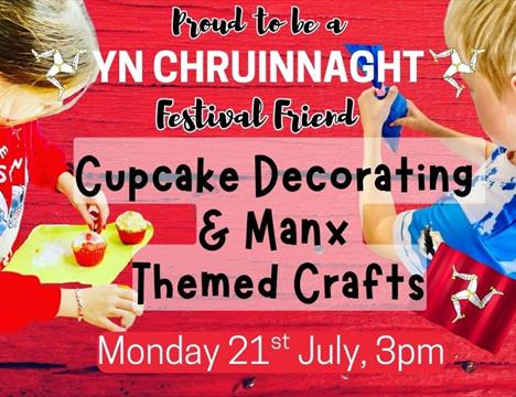 Cupcake Decorating & Manx Themed Crafts