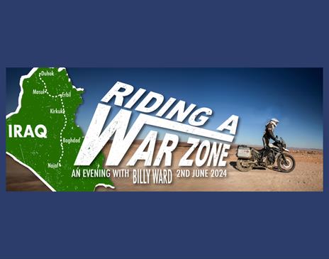 Riding A War Zone – An Evening with Billy Ward