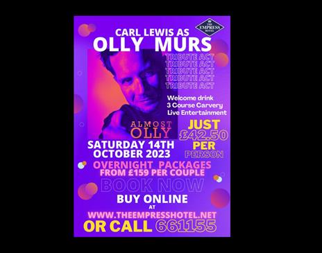 Carl Lewis as Olly Murs