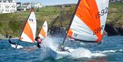 Manx Youth Sailing Squad training at 7th Wave in preparation for RS Tera National and World Championships