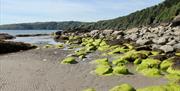 Laxey Beach - a beautiful environment to explore and relax.
