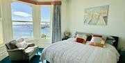 Master super-king bedroom with sea view and en-suite