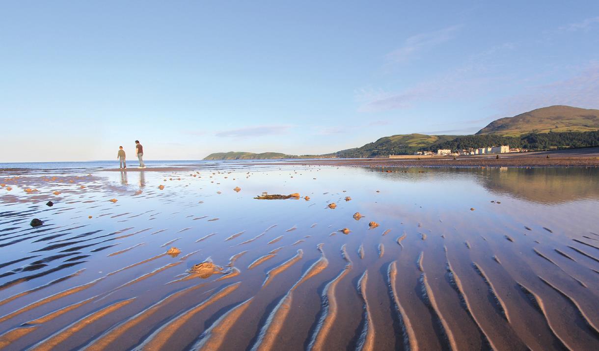 Sandy beach at Ramsey