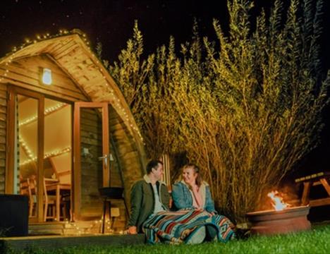 Enjoy the fire pit under the Dark Skies of the Isle of Man