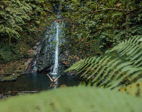 Glen Mooar and Spooyt Vane Waterfall