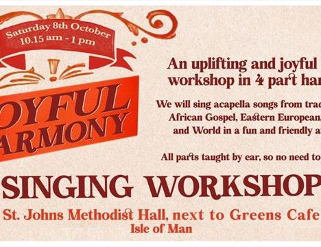 Joyful Harmony Singing workshop