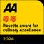 AA 2 Rosettes Award for Culinary Excellence 2024