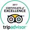 TripAdvisor - Certificate of Excellence