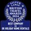 British Travel Awards 2024 - Silver - Best company for UK holiday home rentals