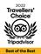 TripAdvisor Travellers Choice Best of the Best Gold Award