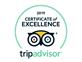 TripAdvisor - Certificate of Excellence - 2019