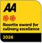 AA - Rosette Award for Culinary Excellence - 2026