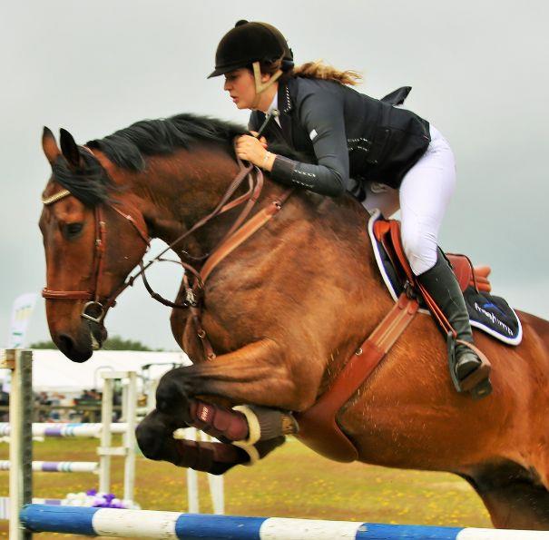Show jumping at the Royal Isle of Wight County Show