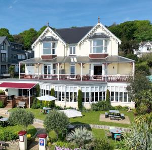 Outside view of The Clifton in Shanklin on the Isle of Wight