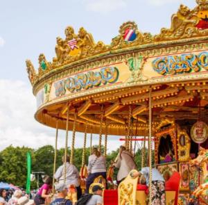 Carousel at Isle of Wight Steam Railway's 50th Island Steam Fair