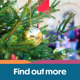 Christmas tree, Osborne House Christmas event, Isle of Wight