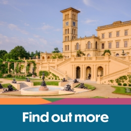 View of Osborne House on the Isle of Wight