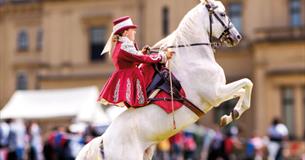Lady on a horse, All the Queen's Horses event at Osborne, event, what's on, Isle of Wight