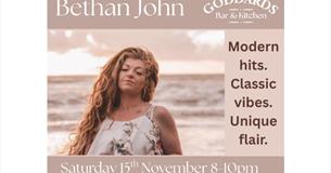 Isle of Wight, Things to do, Live Music, Bethan John, Goddards Bar and Kitchen
