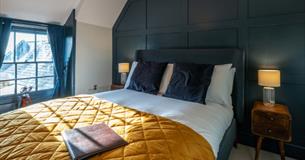 Double bedroom at The Buddle Inn, bed and breakfast, Niton, Isle of Wight, boutique rooms, country pub