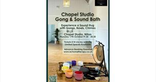 Isle of Wight, Things to do, Health and Wellbeing, Sound Bath, Chapel Studio Niton