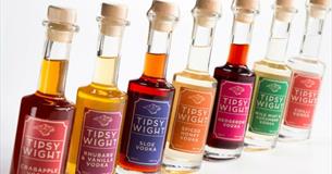 Selection of vodka from local producers, Tipsy Wight, local produce, Isle of Wight, let's buy local