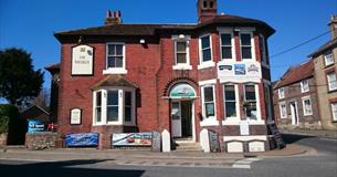 Outside view of The Waverley Inn, Carisbrooke, Isle of Wight, local produce, let's buy local