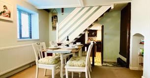 Dining area at Kari's Cottage, Ventnor, self catering, Isle of Wight