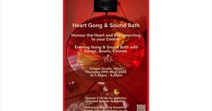 Isle of Wight, Things to do, Sound Bath, Poster, Niton