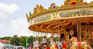 Isle of Wight, Things to Do, Isle of Wight Steam Railway, image of carousel wheel