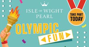 Isle of Wight Pearl Olympic fun poster, family fun activities, what's on, event