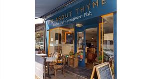 Butcher, Deli, Greengrocer and Fish at It's About Thyme, farm shop, local produce, let's buy local