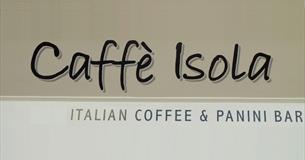 Isle of Wight, Eating Out, Caffe Isola, Newport, Italian Coffee and Panini Bar logo