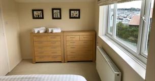 Master double bedroom at Yar Quay, St Helens, Self Catering