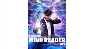 Mind reader live poster, Ventnor Fringe event, Isle of Wight, performance, comedy, music