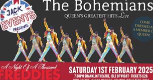 Isle of Wight, Things to do, Shanklin Theatre, Jack Up events, A Night of a Thousand Freddies
