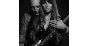 The Noize headshot with a guitar, live music at Luccombe Hall Hotel, Shanklin, Isle of Wight, performance