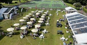 Isle of Wight, Things to Do, Food and Drink, Northwood House, Lawn Bar, daytime