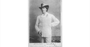 Photo of Oscar Wilde taken by Hughes & Mullins in Ryde in 1884, guided walk, history, event, what's on, Isle of Wight