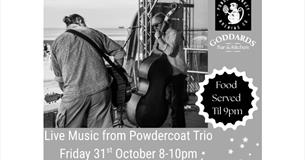 Isle of Wight, Things to do, Live music, Powdercoat Trio, Goddards Brewery