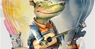 The character Crock in the Crockodogopig show, family fun, children's event, Quay Arts, Isle of Wight, what's on