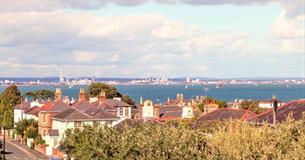 Isle of Wight, Accommodation, Ryde, SeaviewsinRyde. View from top bedroom of Sea and mainland in distance