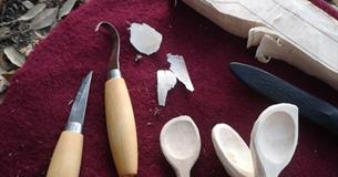 Isle of Wight, Things to do, Spoon Carving Workshop, Garlic Farm