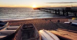 Sunset over Totland Pier, Isle of Wight, Things to Do