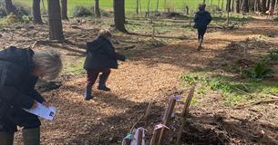 Children taking part in the wildlife walks at The Garlic Farm, children's activities, Summer, family, nature, wildlife, what's on, event, Isle of Wigh