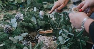 Isle of Wight, Things to do, Wreath Making Workshops, Isle of Wight Pearl, Brighstone, materials used for wreath making