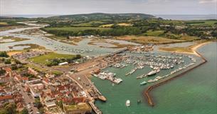 Aerial view of Yarmouth Harbour by C Taylor