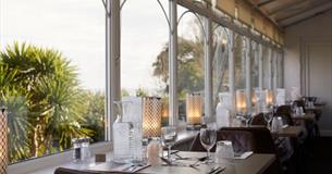 Restaurant at Luccombe Hall Hotel, Shanklin, Isle of Wight