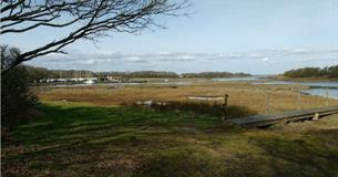 Isle of Wight, Accommodation, Campsite, Corf Scout Campsite, Shalfleet, Creek